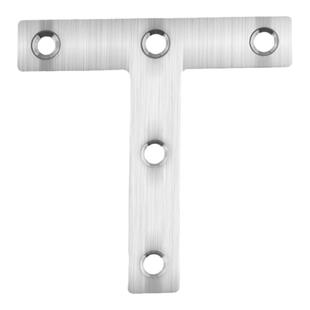 T型角码固定件不锈钢加厚t连接片桌椅固定角铁折弯支架五金连接件