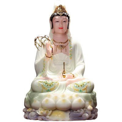 【宫廷金镶玉】彩绘全莲观世音