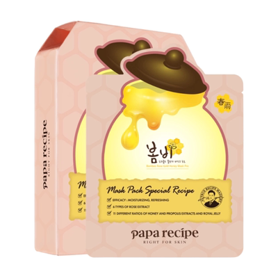 【自营】papa recipe/春雨蜂蜜面膜补水保湿修护舒缓提亮6片/盒