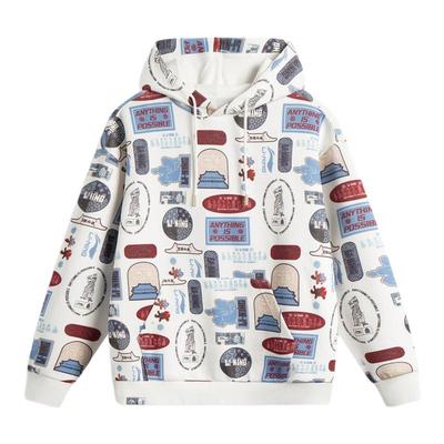 李宁正品中国文化系列故宫联名男女款宽松时尚连帽卫衣AWDV839-6