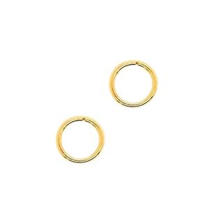 S925纯银耳圈耳骨环防过敏素圈耳环超细小耳钉养耳朵睡觉免摘耳扣