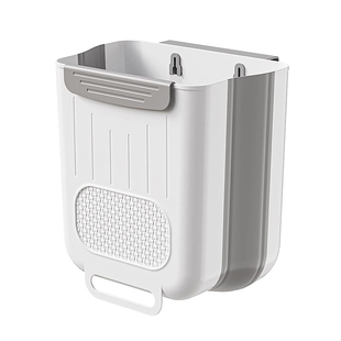 厨房可折叠壁挂式垃圾桶家用厨余分类免弯腰收纳神器干湿分离