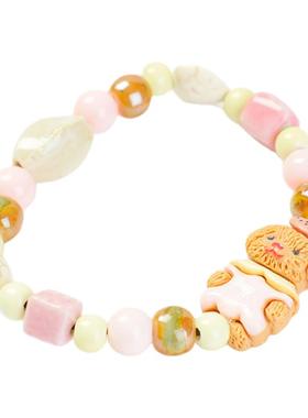 可爱KT原创设计陶瓷手链首饰