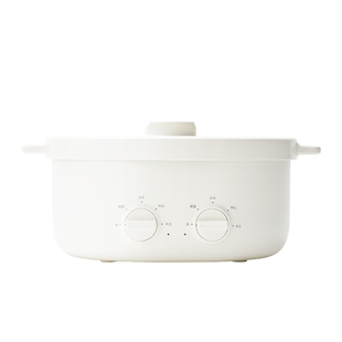 【k姐推荐】olayks立时太极锅电火锅多功能鸳鸯分体料理锅陶瓷釉