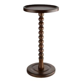 椭圆沙发桌全实木边桌茶几床头中古桌小户型茶台客厅音响置物花架