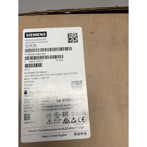 6SE6440-2AD25-5CA1 变频器 工业变频设备