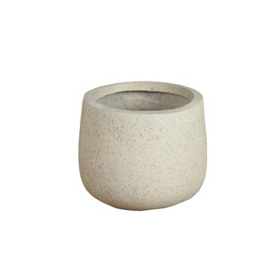 大口径镁泥落地花盆极简孟加拉榕黑金刚特大花器民宿商场别墅摆件