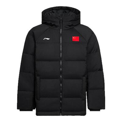 李宁羽毛球服女连帽外套冬季正品