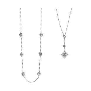 SOFTROOM南瓜花可调节锁骨链立体雕塑感原创轻奢极简小众设计高级