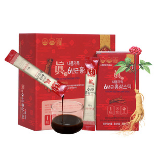 高档礼盒不老健高丽参韩国人参浆女士滋补气血饮品灵芝红参浓缩液