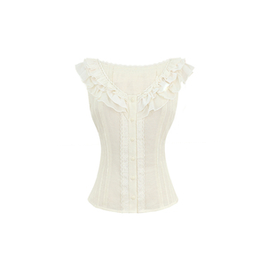 POET WONG Vintage doll感套装中古感超复杂重工仙女上衣蕾丝半裙