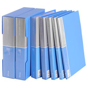 a4文件夹透明插页资料册多层收纳盒大容量试卷收纳袋档案夹办公用品资料夹学生用卷子活页小学生奖状收集册