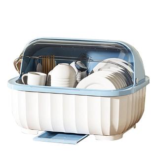 品喻碗筷收纳盒碗柜带盖装餐具碗盘箱家用置物厨房碗架沥水碗碟架