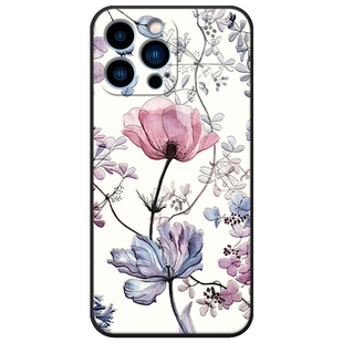 适用苹果立体浮雕18promax花鸟17pro花朵16手机壳15pro国风14玉兰13软壳12旗袍xsmax古典air妈妈plus老人锦鲤