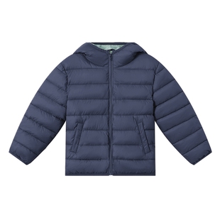 多多家男童棉服外套防泼水2025秋冬季新款儿童中大童连帽轻薄棉袄