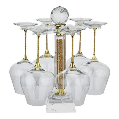 高档金钻石水晶红酒杯醒酒器套装