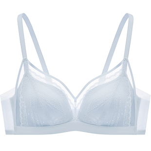微瑕疵不可退换/曼妮芬舒适聚拢无钢圈透气文胸女士性感蕾丝内衣