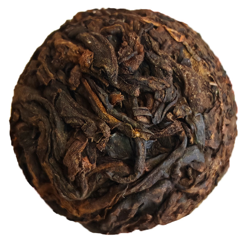 天波霖老曼峨熟茶普洱茶龙珠