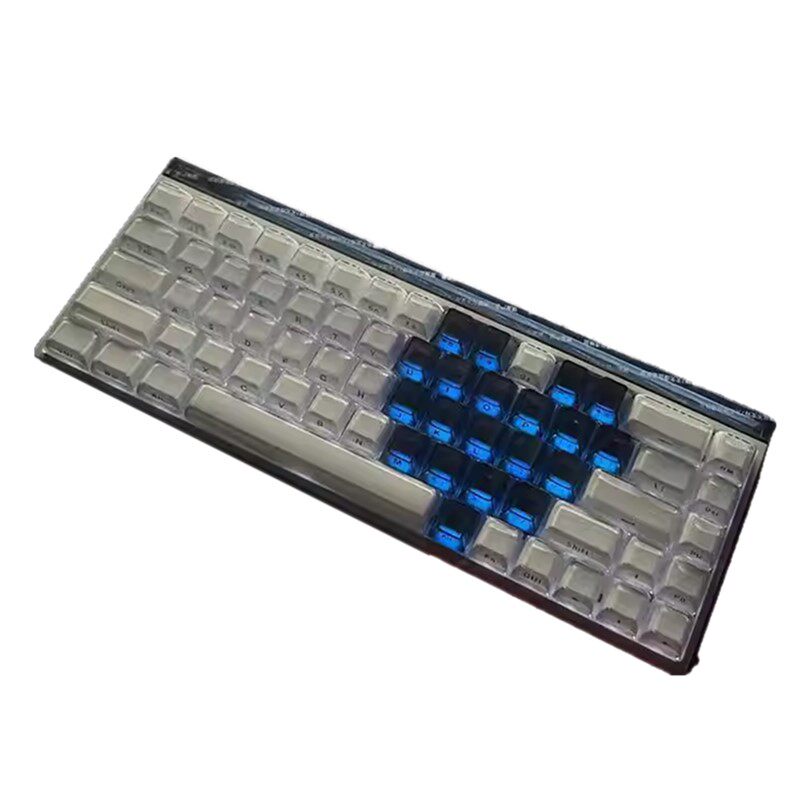 水晶果冻键帽支持wooting夜魔made68ev63ace68rs6雨75k5atk68a75