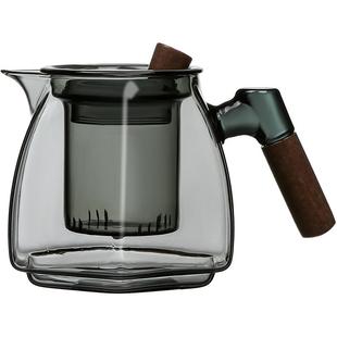 玻璃泡茶壶家用耐高温煮茶壶花茶过滤茶水分离茶杯茶具套装办公室
