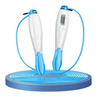 学生中考体育考试专用跳绳健身运动电子计数款可调节竞速钢丝有绳