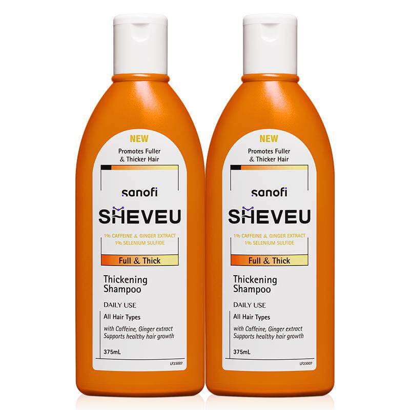 【官方直售】去屑控油二硫化硒澳洲SHEVEU赛逸洗发水375ml*2