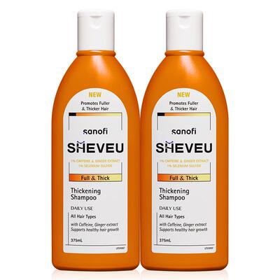 【官方直售】去屑控油二硫化硒澳洲SHEVEU赛逸洗发水375ml*2