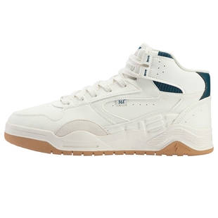 型燃4男鞋361运动鞋冬季革面加绒鞋保暖鞋大棉鞋高帮板鞋情侣板鞋