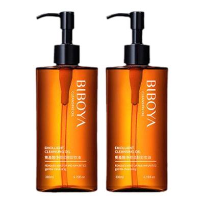 温和氨基酸净颜黑茶卸妆油脸部