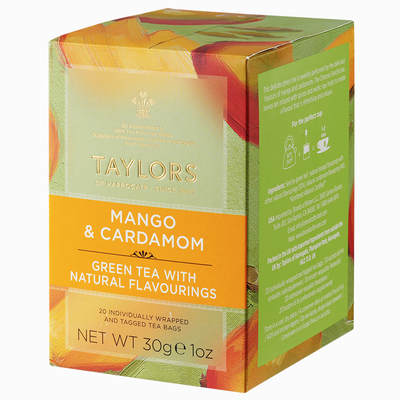 英国进口泰勒芒果豆蔻风味水果茶