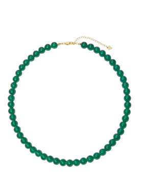 2025新款绿意显白绿色玛瑙项链