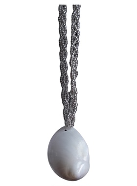 天然小海螺串珠小众设计项链