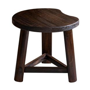 实木小茶几民宿庭院异形茶台家用圆几餐桌户外新中式茶桌喝茶圆桌