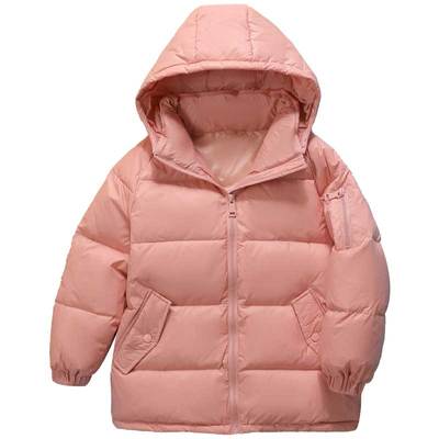 雅鹿中长款加厚儿童洋气羽绒服