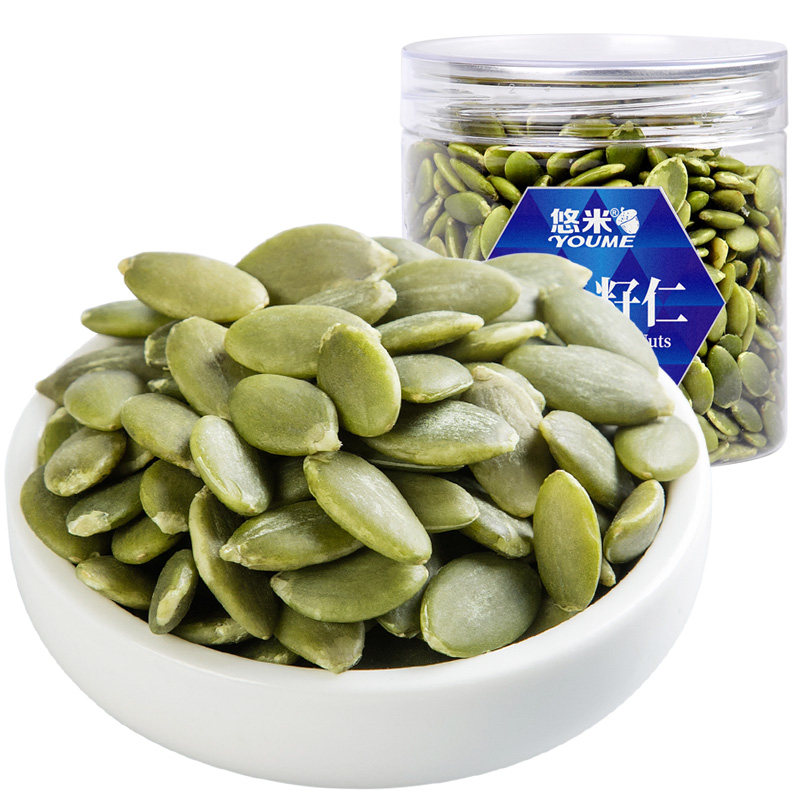 悠米原味无壳生南瓜籽仁160g