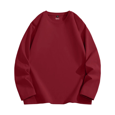 班尼路S&K新年红色纯棉打底衫男