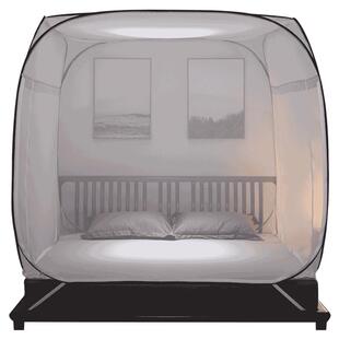 谷今2025新款免安装蒙古包蚊帐家用卧室拉链三开门双门A类可折叠