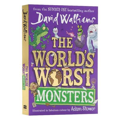 全世界可怕的怪物 英文原版彩绘版插图小说 The World's Worst Monsters 大卫威廉姆斯David Walliams儿童成长幽默课外阅读