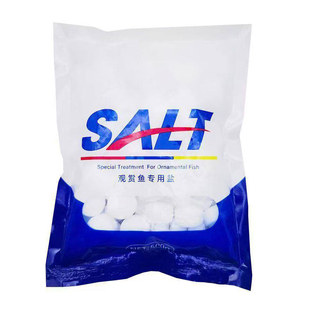 观赏鱼用盐孔雀鱼缸盐热带鱼杀菌盐水族专用净水盐球高效预防净化