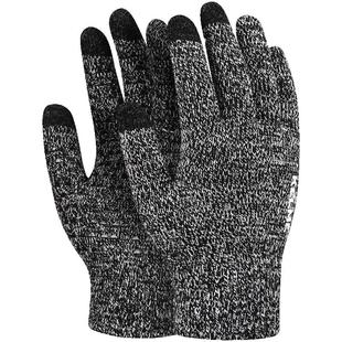 卡尔美冬季滑雪手套内胆保暖训练防寒防滑可触屏运动骑行跑步针织