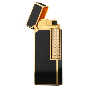 S.dubtnt法国打火机都柏特充气高档打火机纯黄铜精制精品创意