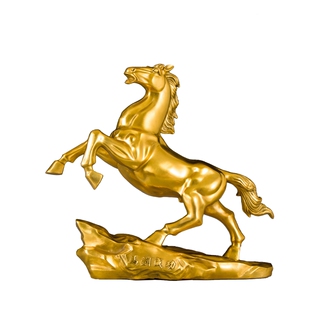 招财纯铜马到成功跃马摆件家居装饰品客厅办公室送朋友工艺品