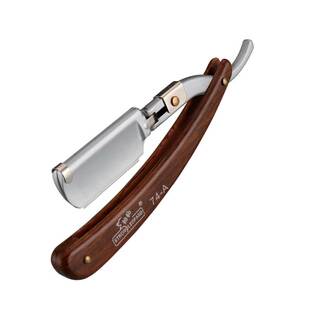 手动剃须刀理发店专用刮胡刀老式换刀片折叠刀架男士刮头剃光头刀