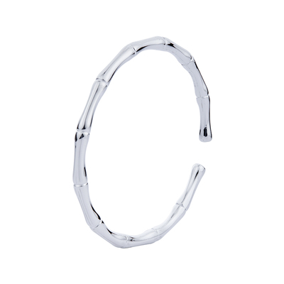 顺庆银楼足银9999竹节彩丝手镯