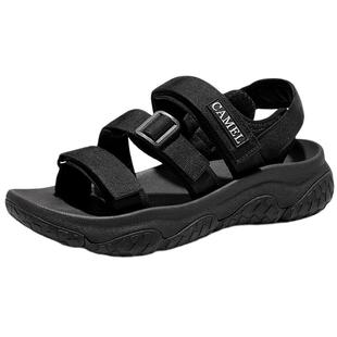 骆驼户外凉鞋男女同款夏季新款溯溪涉水沙滩鞋防滑魔术贴运动鞋子