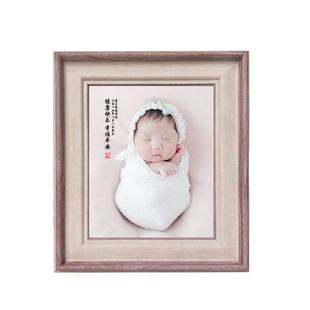 胎毛画12生肖婴幼儿宝宝满月百天照片肖像胎发手工艺纪念礼品定制