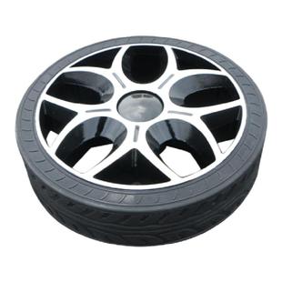 WHEELTEC实心橡胶承重主动轮机器人小车耐磨AGV驱动轮胎免充气