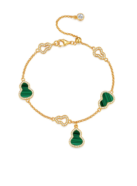 MITHAOL孔雀石葫芦手链女款