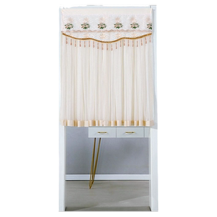 蕾丝门帘遮挡帘半帘高级感隔断帘卧室家用房间纱帘卫生间新款帘子