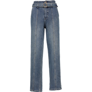 【ONLY奥莱】春季新款慵懒风男友裤锥形裤显瘦高腰九分裤牛仔裤女